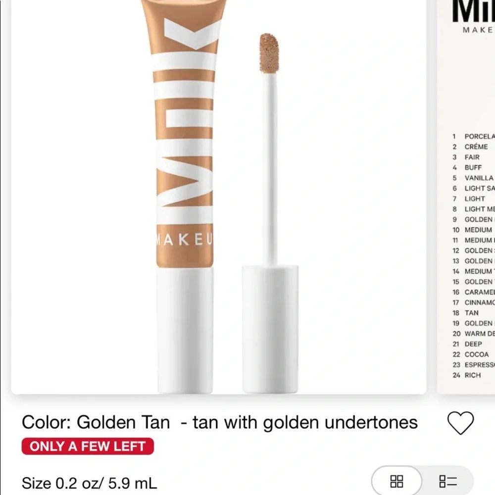 Milk concealer